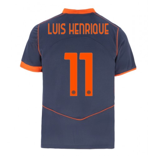 Stroje piłkarskie Inter Milan Luis Henrique #11 Koszulka Trzeciej 2025-26 Krótki Rękaw